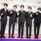 Boyband Korea Selatan, Enhypen, menghadiri acara karpet merah di acara Mama Awards 2023 di Tokyo Dome di Tokyo pada 28 November 2023. (Philip FONG/AFP)