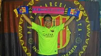 Sekretaris Jenderal IndonBarca Jakarta (IBJ), Erwyn Raffael. (Bola.com/Nadhio Andromeda)