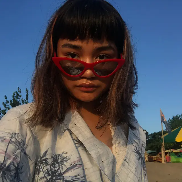 Potret gaya tomboi dari Davina Shafa Felisa