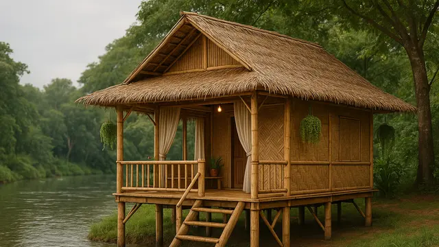 7 Desain Rumah Sederhana tapi Indah di Tepi Sungai, Nyaman dan Menyatu dengan Alam