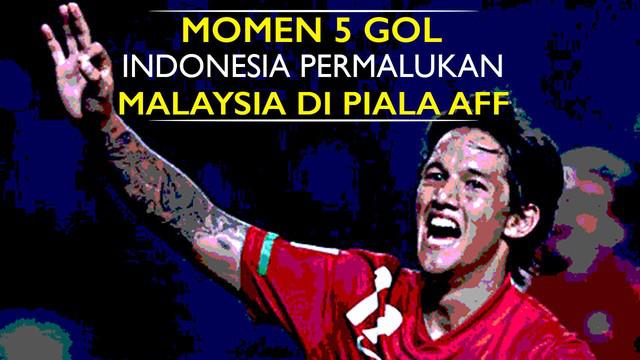 Video momen kemenangan Indonesia atas Malaysia dengan skor telak 5-1 di penyisihan grup A Piala AFF 2010 lalu.