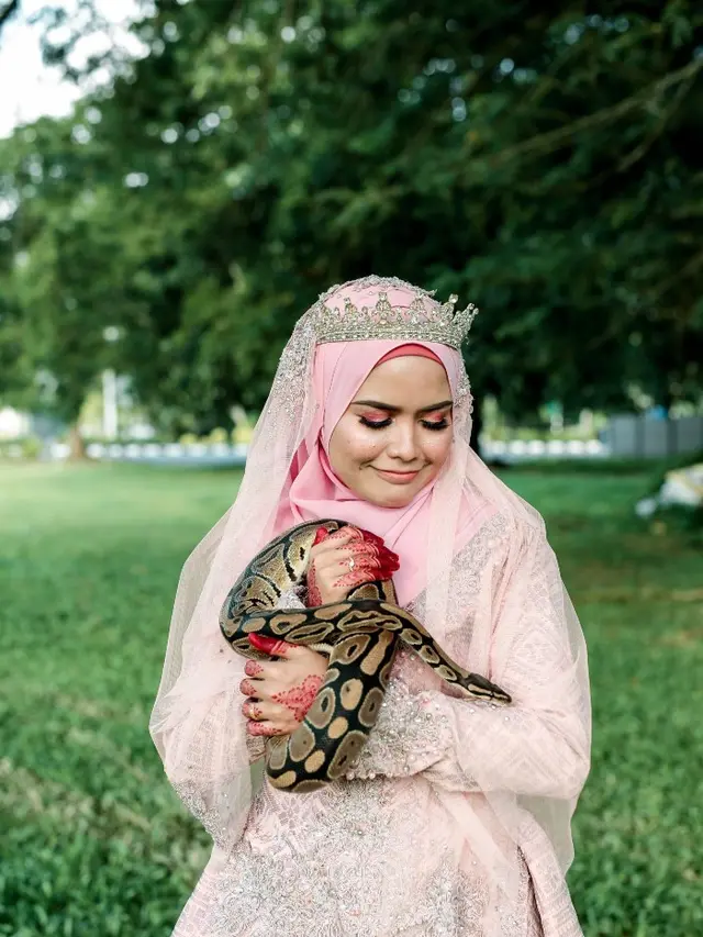 Ganti Buket Bunga dengan Ular (Sumber: Siakapkeli)