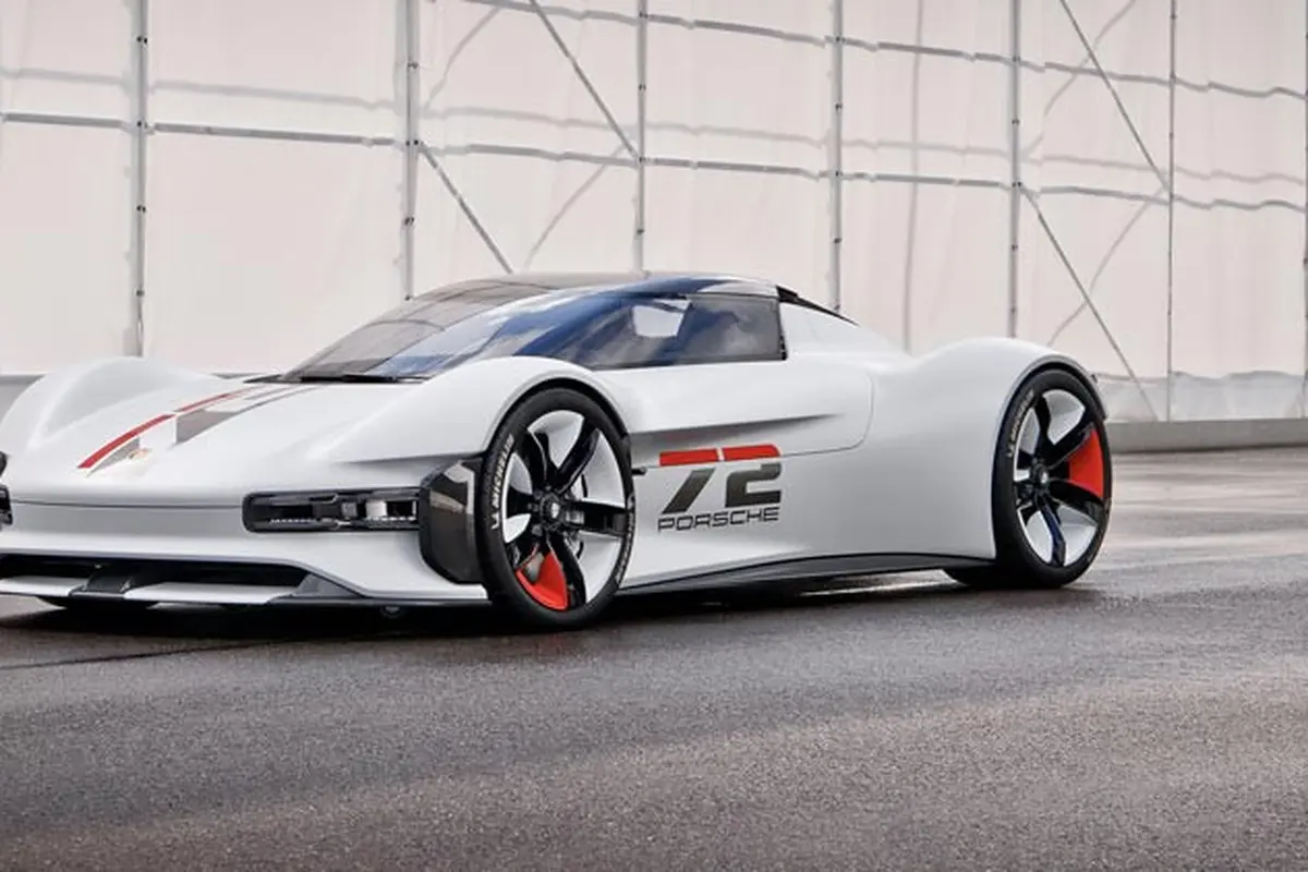 Mobil balap listrik konsep milik Porsche yang baru dirilis untuk video game (Porsche)