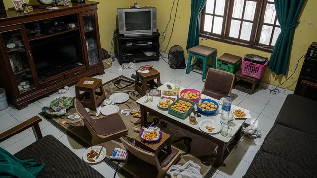 5 Cara Cepat Merapikan Ruang Tamu Setelah Open House Lebaran, Beres-beres Kilat