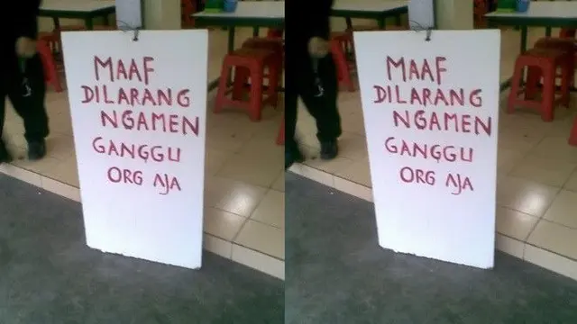 6 Peringatan Dilarang Ngamen Ini Nyeleneh, Pengamen Merasa Terancam