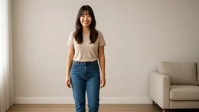 Model Rambut Layer Panjang Berponi Wajah Bulat untuk Usia 30 Tahun/via ChatGPT