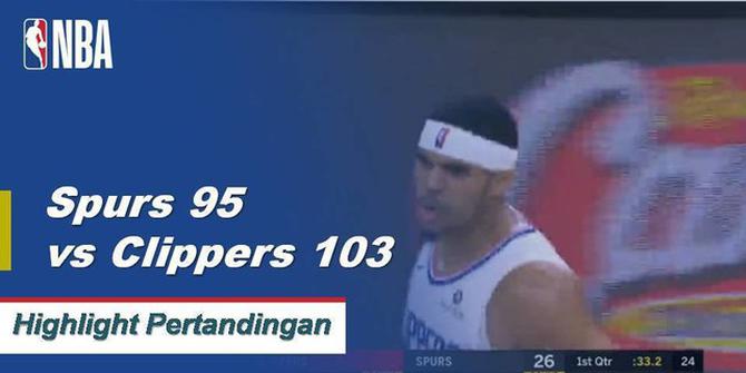 Cuplikan Pertandingan NBA : Clippers 103 vs Spurs 95