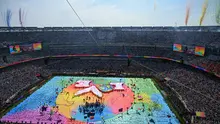 Half-Time Show Final Piala Dunia 2026 di Metlife Stadium, New Jersey, Senin (20/7/2026) dini hari WIB. (AFP/Jawel Samad)