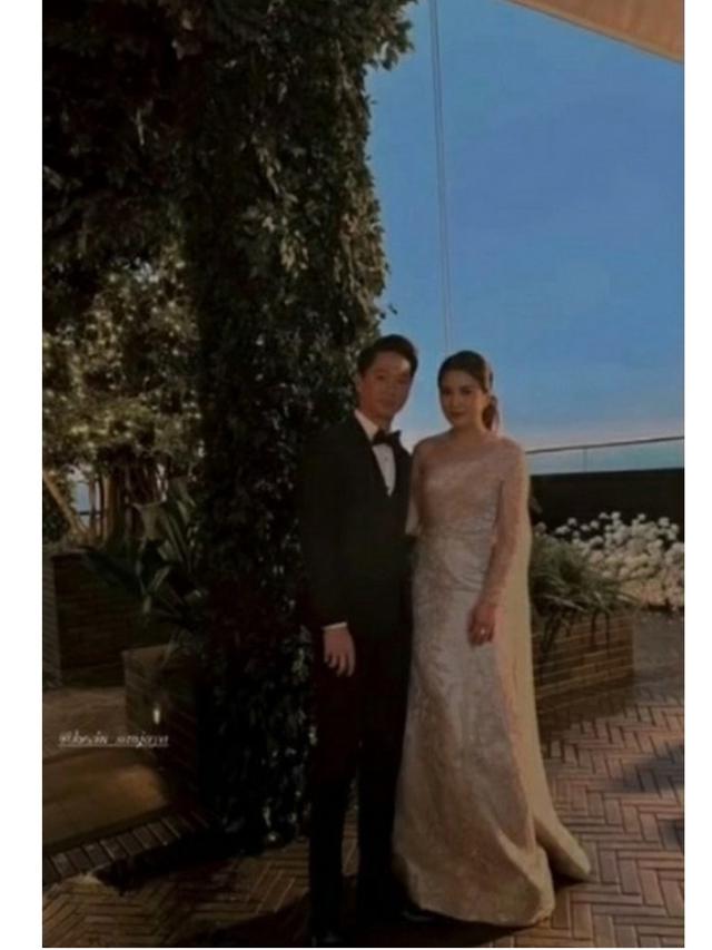 6 Potret Kevin Sanjaya dan Valencia Tanoe di Pernikahan Jessica Tanoe, Tampil Serasi