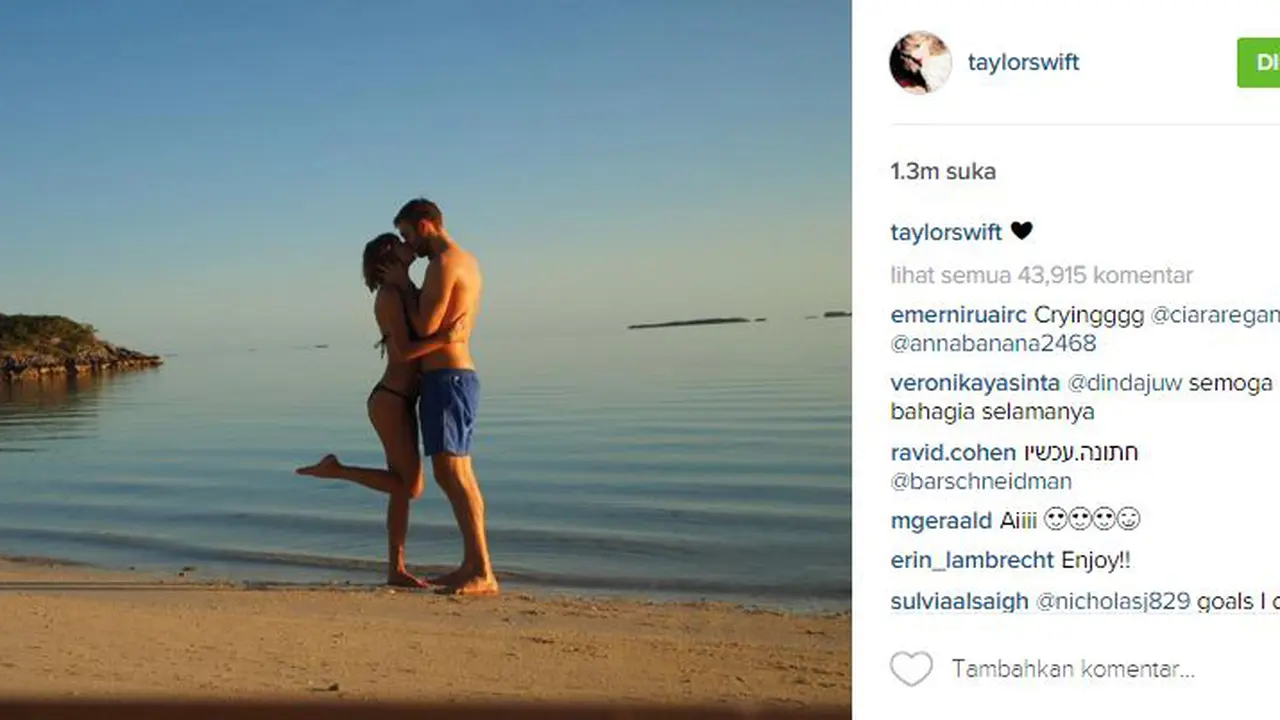 Taylor Swift dan Calvin Harris