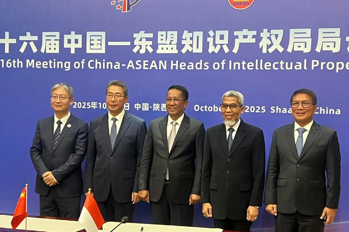 Menteri Hukum, Supratman Andi Agtas menghadiri Pertemuan ke-16 China-ASEAN Heads of Intellectual Property Offices di Xi’an.