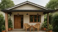 Kelihatan Kecil, Model Rumah Sederhana Ini Punya 3 Kamar dan Taman Belakang Rahasia
