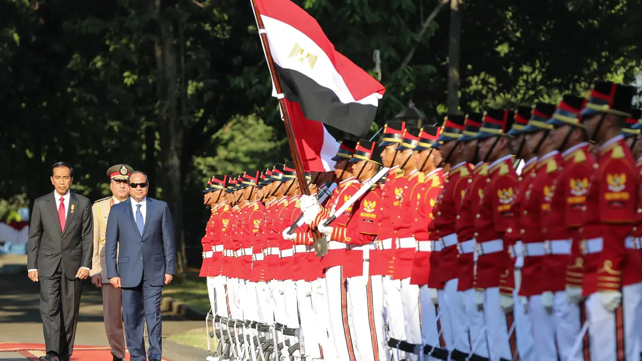 Presiden Mesir Temui Jokowi di Istana