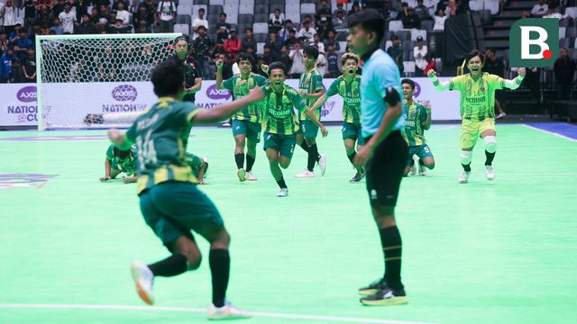 Tim futsal putra SMK Medika Samarinda berhasil menjuarai AXIS Nation Cup 2024
