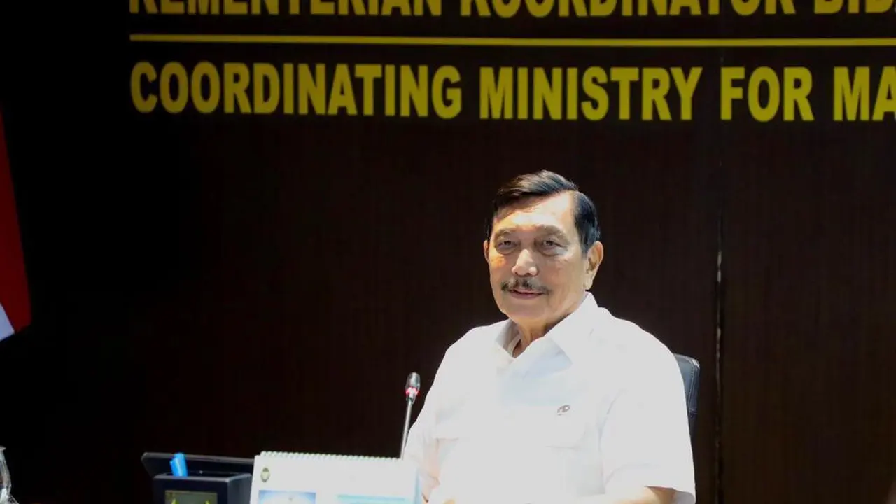 Menko Marves Luhut Binsar Pandjaitan