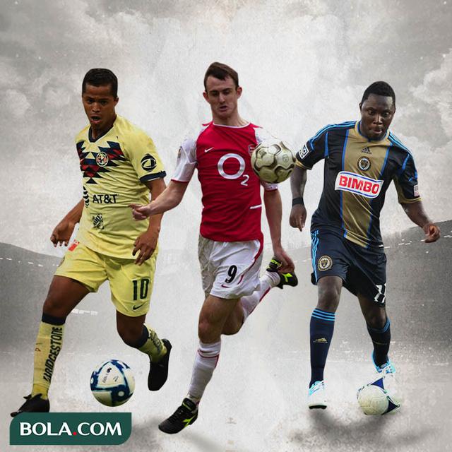 Ilustrasi - Giovani Dos Santos, Francis Jeffers, Freddy Adu