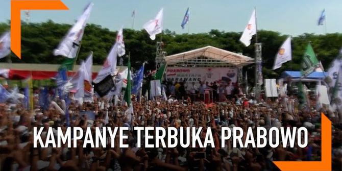 VIDEO: Di Karawang, Prabowo Janji Berantas Korupsi