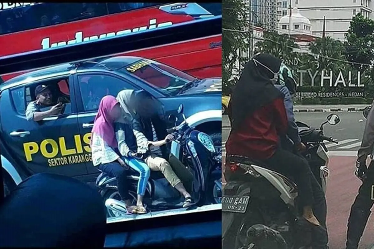 6 Aksi Polisi Tilang Pengendara yang Melanggar Ini Bikin Senyum