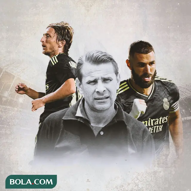 Ilustrasi - Luka Modric, Lev Yashin, Karim Benzema