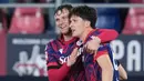 Bologna akan menantang AC Milan di partai puncak Coppa Italia. Final ini akan menjadi momen bersejarah bagi Rossoblu, yang terakhir kali tampil di final pada tahun 1974. (Massimo Paolone/LaPresse via AP)