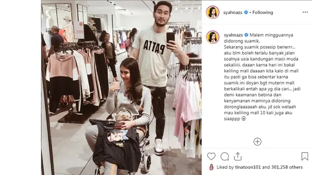 Syahnaz Sadiqah (Foto: Instagram)