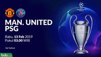 Liga Champions: Manchester United Vs PSG (Bola.com/Adreanus Titus)