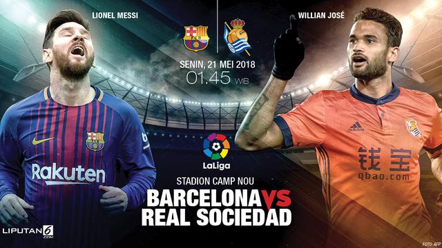 Live Streaming Sctv Barcelona Vs Real Sociedad Di La Liga Bola Liputan6 Com