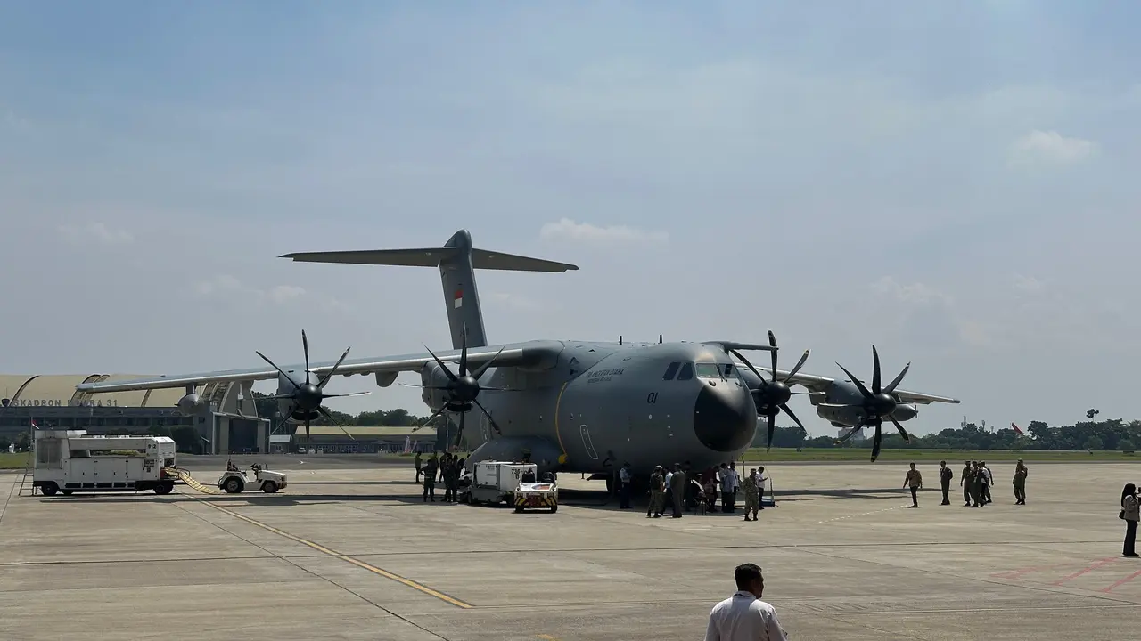 Pesawat Airbus A400M milik TNI AU