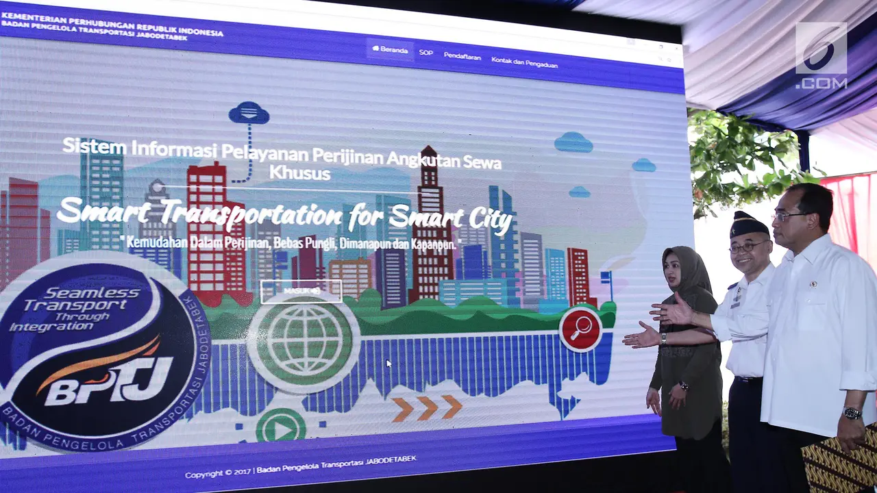 Menhub Resmikan Sistem Perizinan Angkutan Sewa