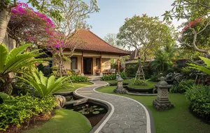 7 Ide Jalan Setapak Bergaya Resort untuk Hunian, Nuansa Liburan di Rumah Sendiri