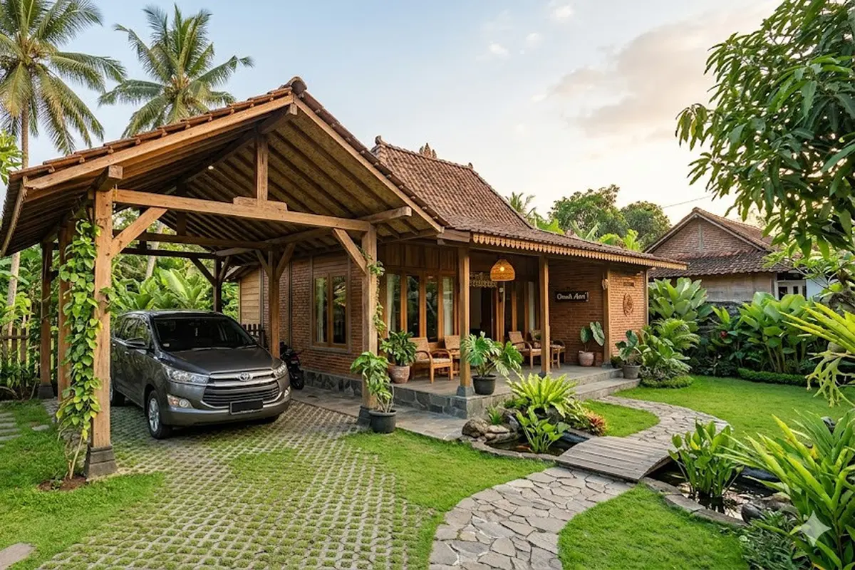Inspirasi Desain Carport yang Cocok untuk Rumah Kampung