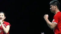 Ganda campuran Indonesia Praveen Jordan/Debby Susanto bidik juara Grup B BWF Dubai World Superseries Finals 2015. (Liputan6.com/Humas PP PBSI)