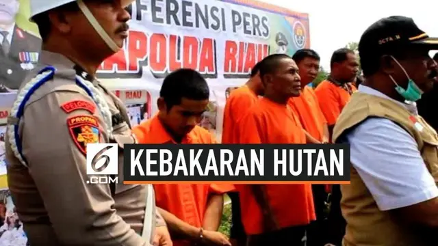 Polda Riau menetapkan 27 orang dan 1 korporasi sebagai tersangka kebakaran hutan dan lahan.