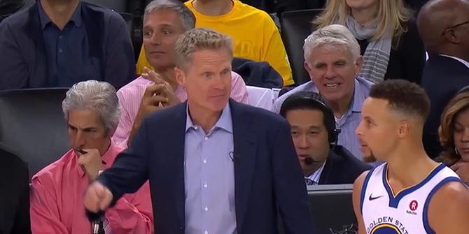 VIDEO: Beragam Pernyataan Menarik Steve Kerr di Pinggir Lapangan