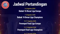 UEFA - Jadwal Pertandingan Liga Champions dan Liga Europa (Bola.com/Adreanus Titus)