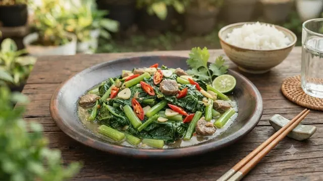 Resep Tumis Daun Labu Kuning