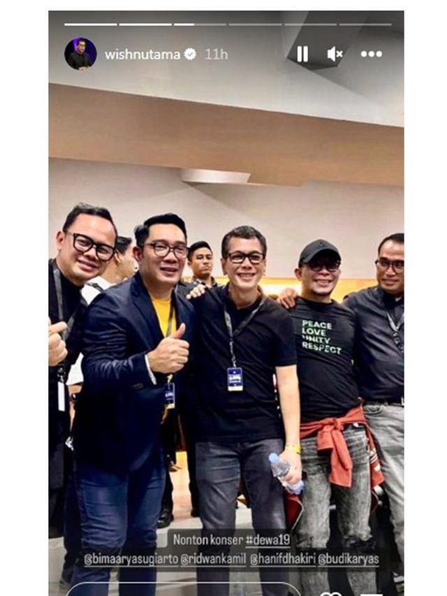 6 Potret Artis dan Pejabat Ikut Nonton Konser Dewa 19 di JIS, Ajang Nostalgia