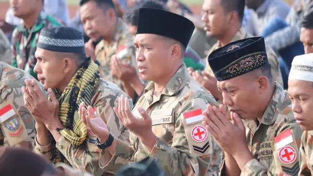 Suasana Lebaran Pasukan Garuda XX-S Monusco di Kongo