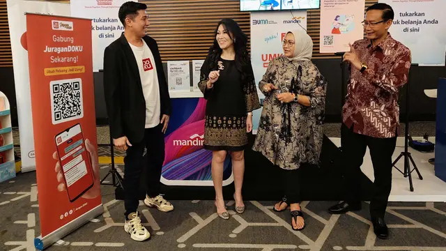 Bank Mandiri Bersama Yokke dan DOKU Gelar UMKM Merah Putih 2022
