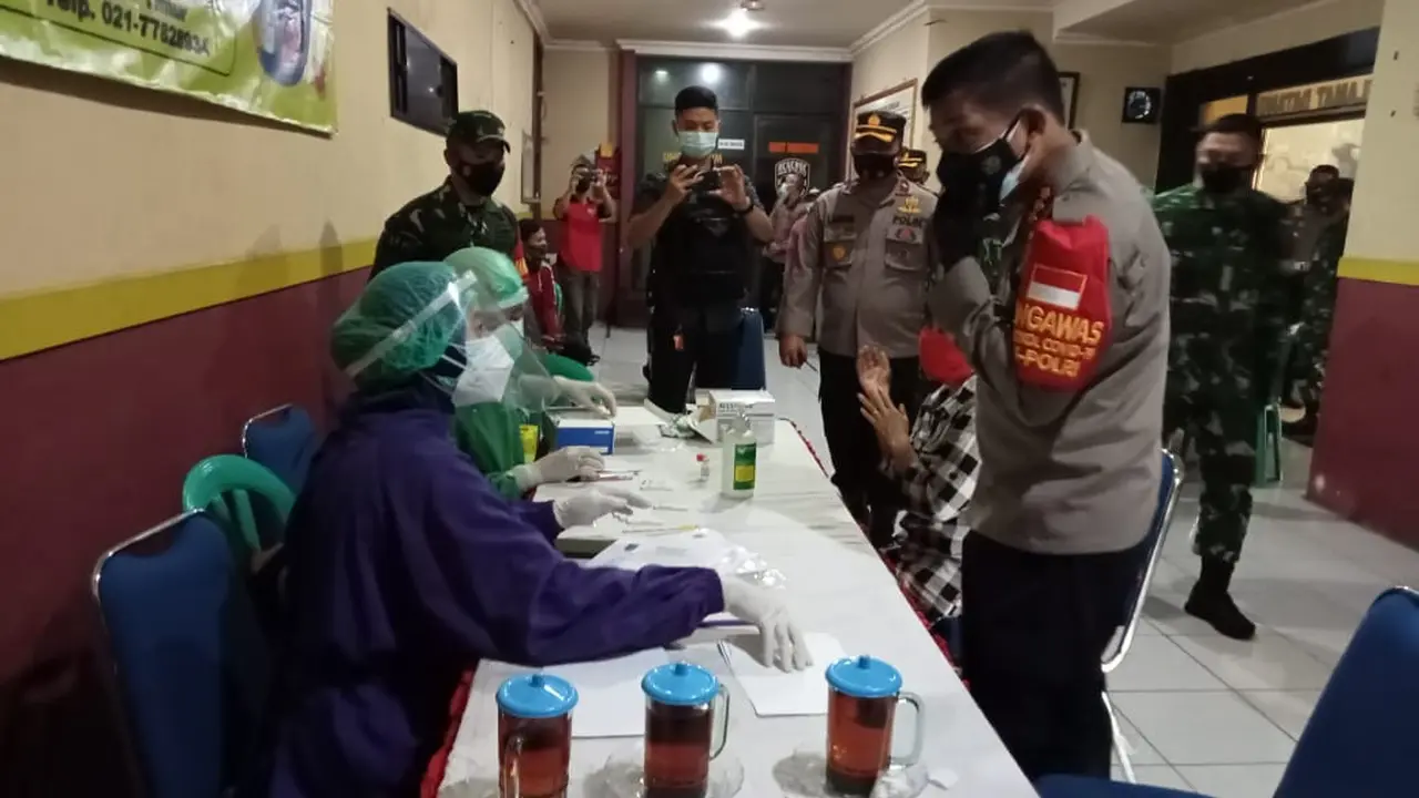 Polres Metro Depok siapkan 3.500 Rapid Test Covid-19 Gratis Untuk Masyarakat.