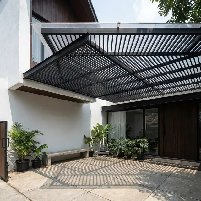 Model Teras Rumah Kecil Tanpa Tiang Agar Tampak Modern