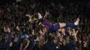 Seperti diketahui, peraih Ballon d'Or dua kali tersebut bergabung dengan Barcelona sejak 2012 setelah dibeli dari Levane. (AFP/Lluis Gene)