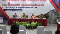 Rapat umum pemegang saham tahunan tahun buku 2023 dan rapat umum pemegang saham luar biasa tahun 2024 Jakarta (20/6/2024)