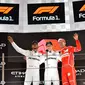 Menyambut musim 2018, F1 meluncurkan logo baru yang lebih sederhana (AFP Photo/Giuseppe Cacace).