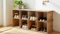 9 Cara Membuat Rak Sepatu dari Barang Bekas yang Estetik, Kuat dan Hemat