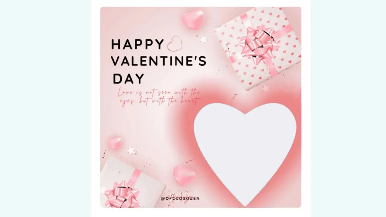 Twibbon Valentine Day yang Bisa Kamu Buat Sambut Hari Kasih Sayang 14 Februari.