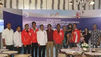 Pengurus Besar Persatuan Renang Seluruh Indonesia (PB PRSI) menggelar syukuran dan pemberian bonus kepada para atlet berprestasi di SEA Games 2017. (Dok. Humas PRSI)