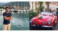 Eril Punya Mobil Klasik Merah (Instagram @ataliapr)