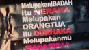 Kirain tulisan siraman rohani, ternyata mau gombal. (Source: Instagram/@pesan.warga)