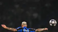 Federico Dimarco jadi bintang kemenangan Inter Milan atas Empoli pada lanjutan Liga Italia 2023/2024 hari Minggu (24/09/2023). (Paul ELLIS / AFP)